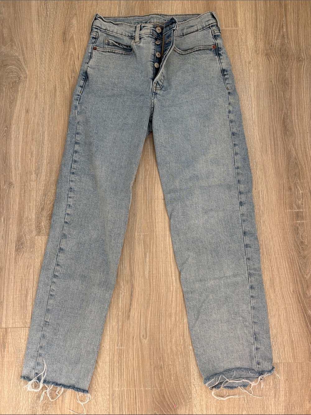 Old Navy Light Blue Straight Leg Jeans